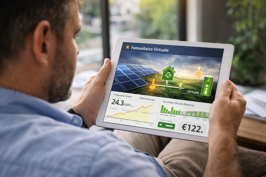 piattaforma fotovoltaico virtuale